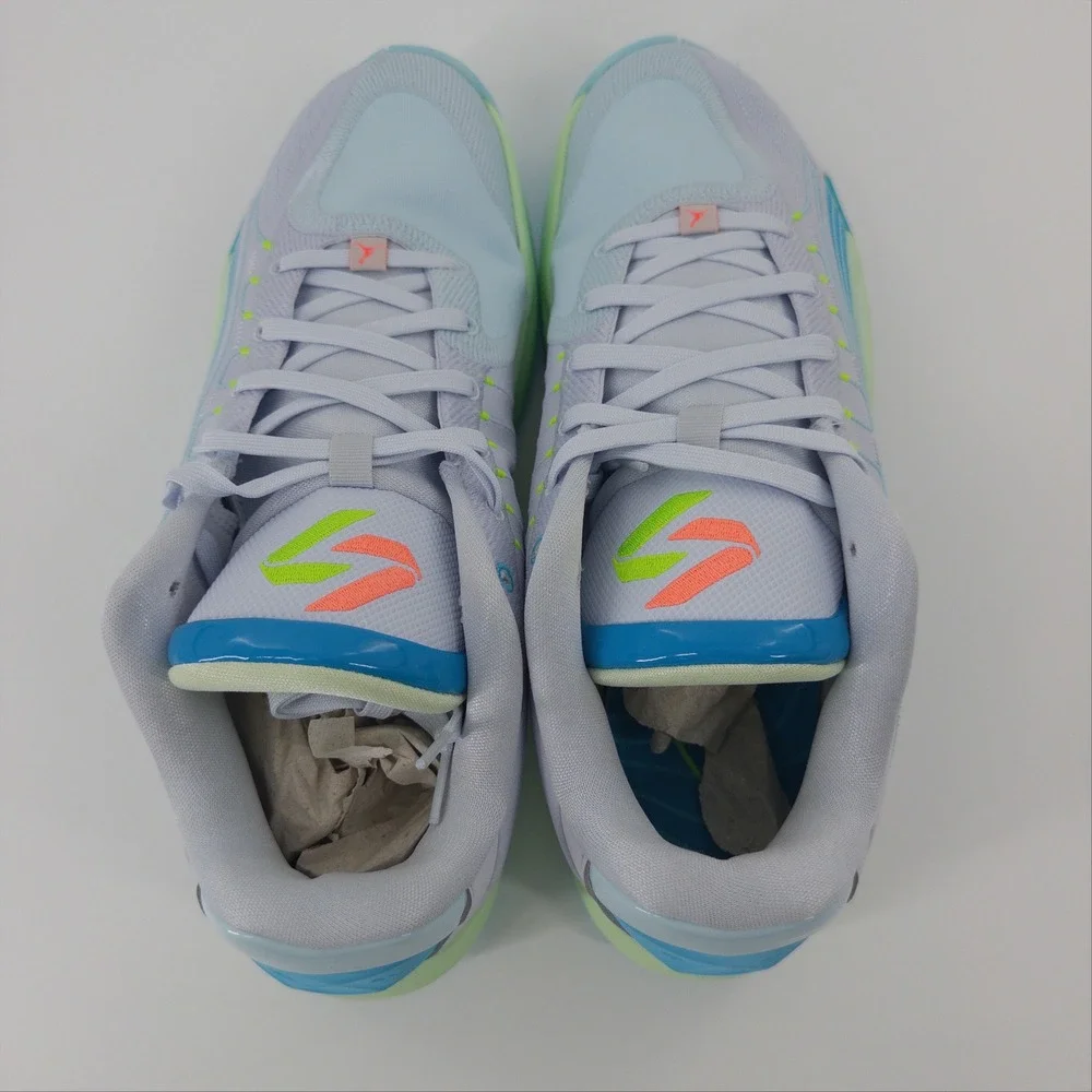 Jordan Luka 4 Basketball Shoes Mens Size 14 Grey Blue Copa Performance Sneaker